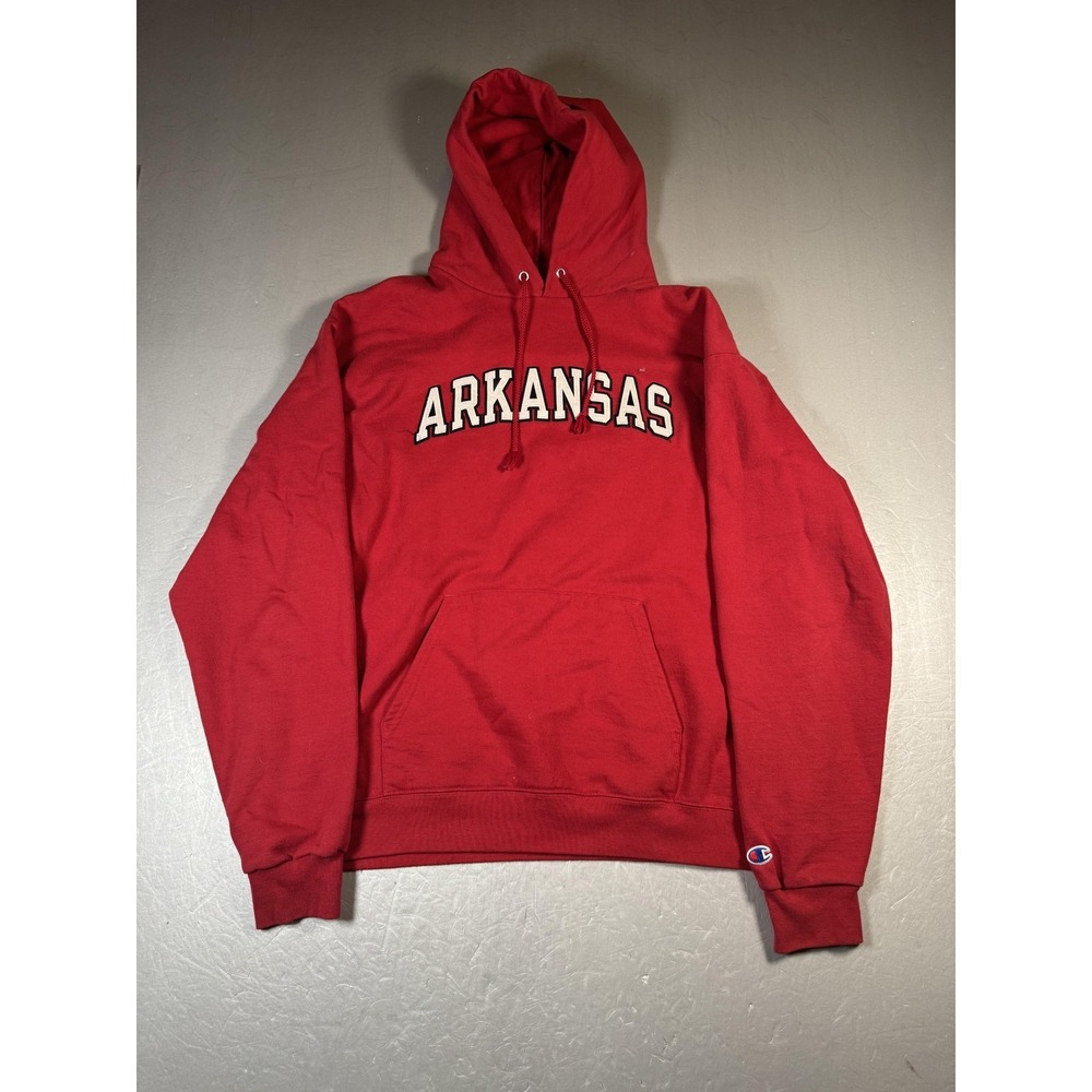 Arkansas Razorbacks Hoodie Mens XL Red NCAA‎ Football Champion Pullover